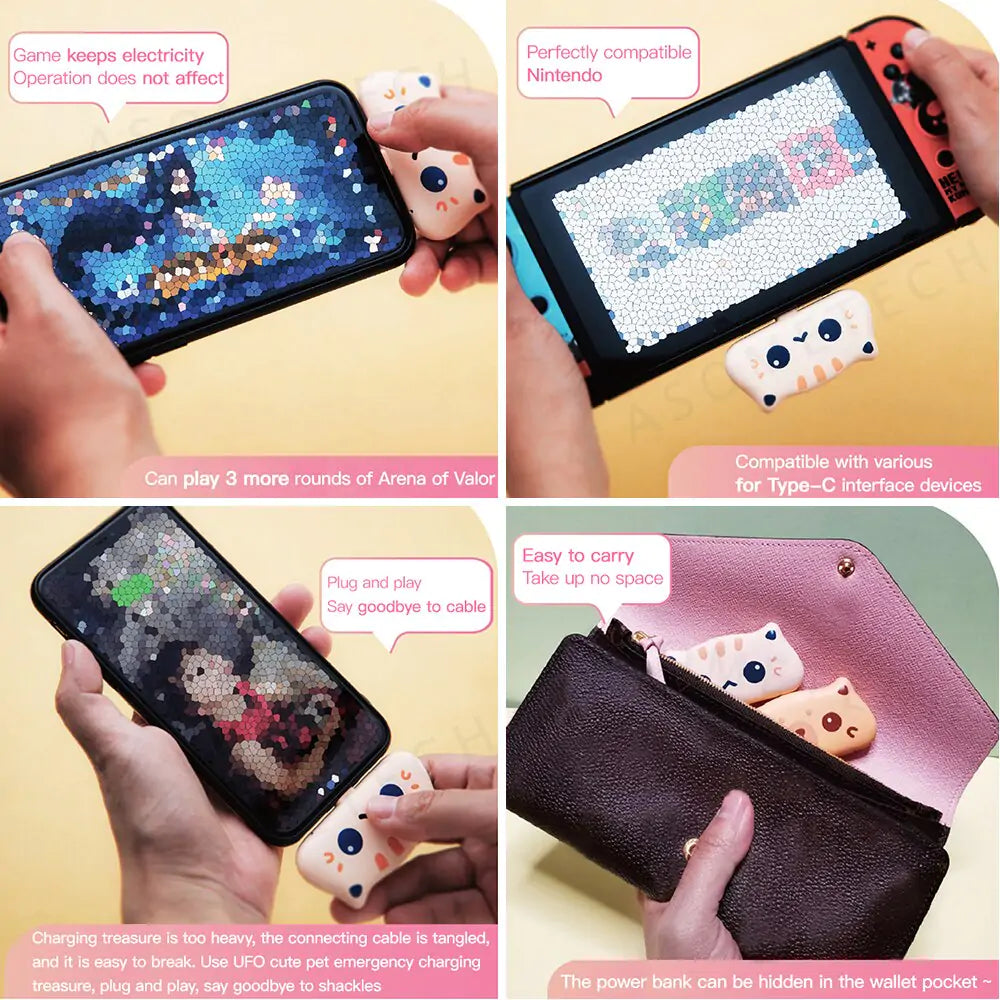 Cat Portable Mini Power Bank